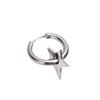 Hollow Hoop Earring Big-Star Earrings Stud Earring Stainless Steel Earring Women Jewelry Star Inverted Triangle-Earring