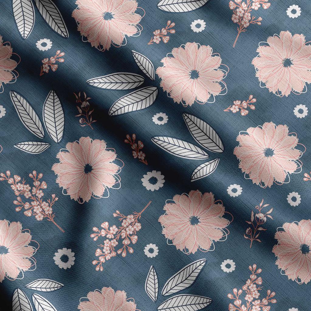 Soimoi Ткань для квилтинга из хлопкового батиста с цветочным принтом, продаваемая во дворе — швейные принадлежности для хлопчатобумажной ткани средней плотности шириной 42 дюйма