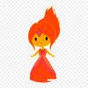 Flame Princess Kawaii Flame Princess Finn The Human Iron On Heat Transfer Printing Vinyl Patches Sticker for Clothes DIY Appliques Washable Patches