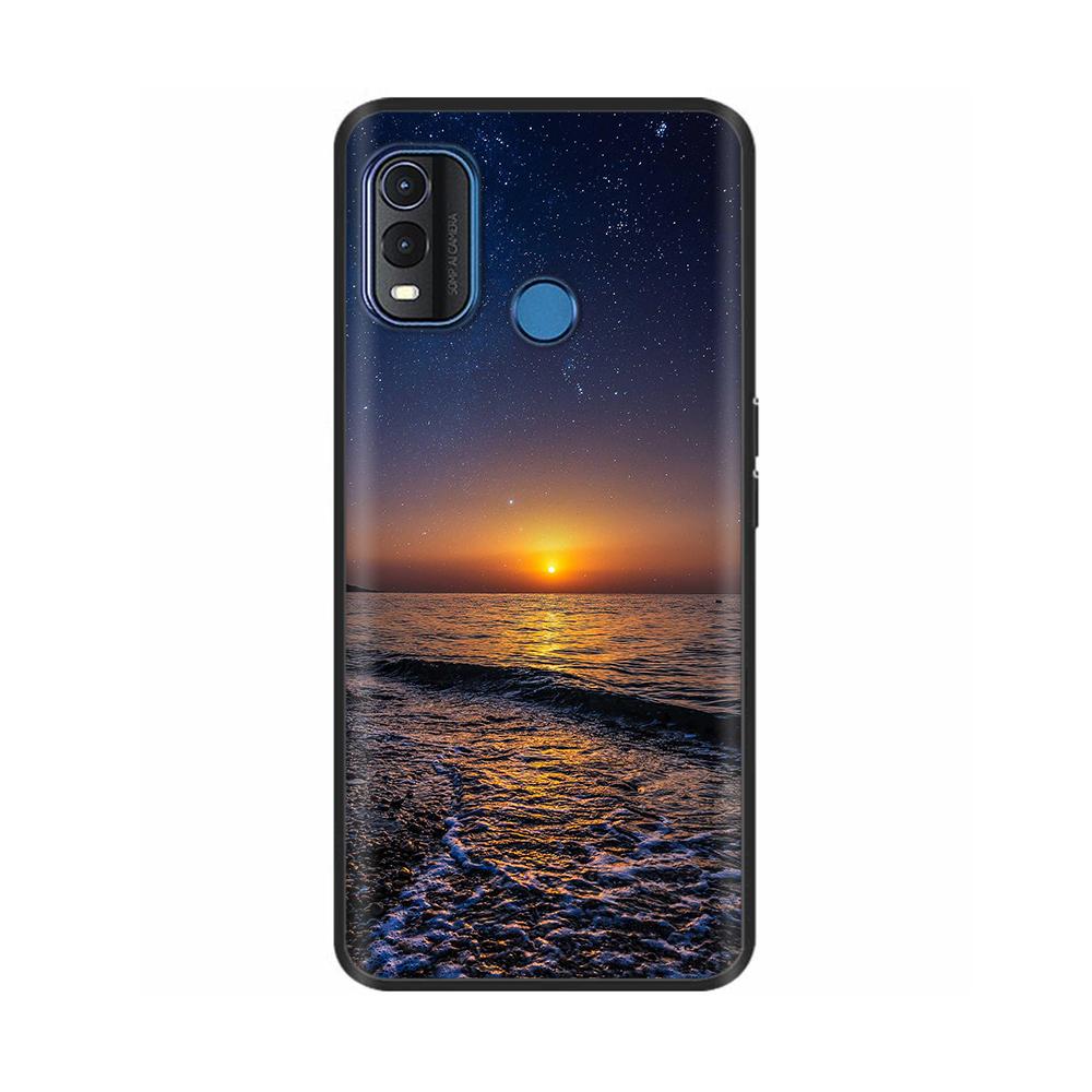 For Nokia G11 Plus Case Cute Heart Flower Soft Silicone Back Cover for Nokia G11 Plus NokiaG11 G 11 Bumper Black TPU Phone Cases