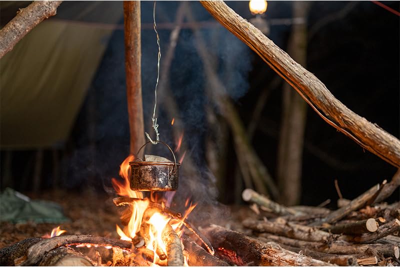 EVERNEW Backcountry Almi Pot Silver 122×67mm