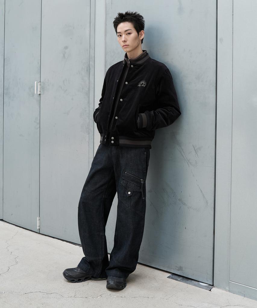 BEGIN202 Layers Souvenir Jacket [Black]