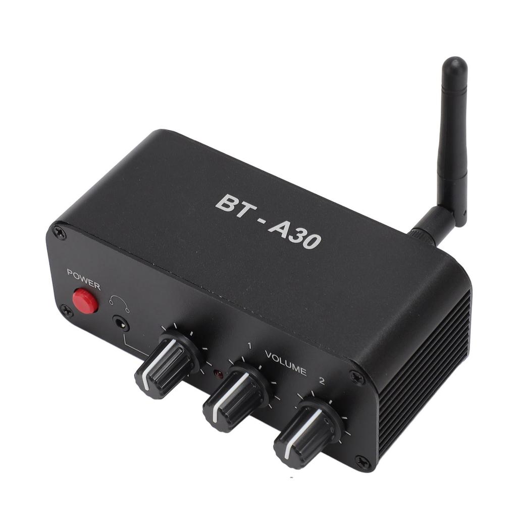 Bluetooth Sound Preamplifier 20dB Dual Op Amp NE5532 Stereo Preamp with RCA 3.5mm Port for Phono Turntable Speaker DC