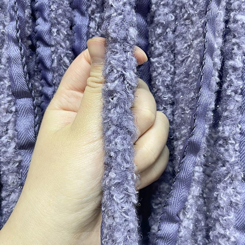 1 м DIY костюм ремесла искусственная отделка из овечьей шерсти аксессуары для одежды блестящая яркая шелковая отделка