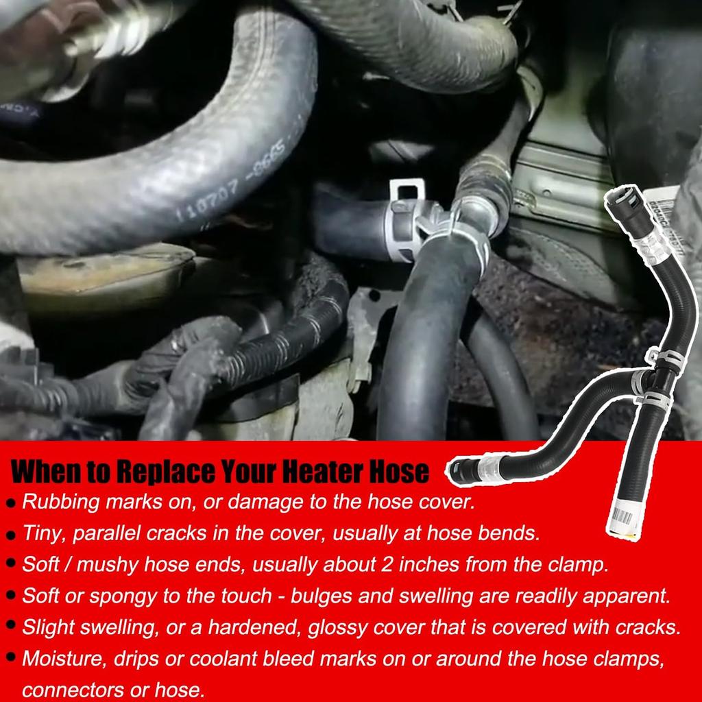 20765678 Шланг подогревателя двигателя для 2009-2017 Chevrolet Traverse, 2007-2016 GMC Acadia, 2008-2017 Buick Enclave, 2007-2010 Saturn Outlook Впускной шланг системы отопления и кондиционирования