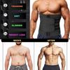 Men Waist Trainer Trimmer Corset for Weight Loss Tummy Control Body Shaper Compression Shapewear Sweat Belt Slimming Fajas
