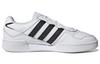 Мужские кроссовки Adidas Originals Courtic Leather Низкие Кеды для скейтборда Унисекс Белый Черный