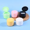 100/150G Flip Cover With Spoon Refillable Bottles Empty Makeup Jar Pot Travel Face Cream Lotion Cosmetic Cotton Pad Container