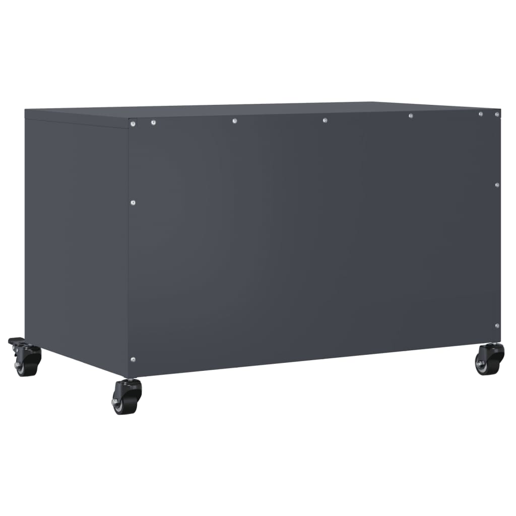 Vidaxl Szafka Rtv, Antracytowa, 68X39X43,5 Cm, Stal