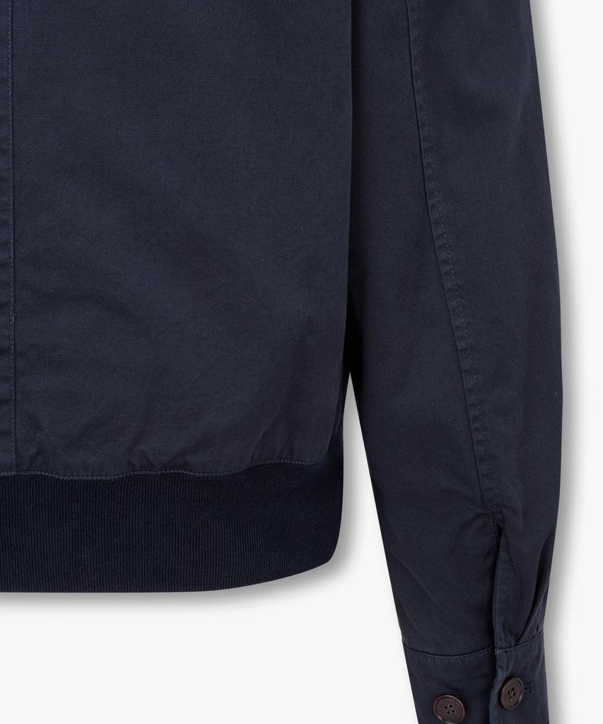 Man On The Boon Raglan Sleeve Washed Cotton Jacket_Navy 4715109003
