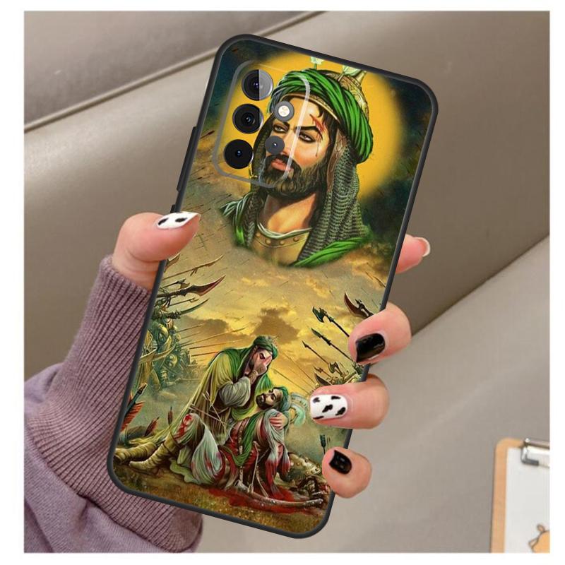 Исламский Арабский Чехол Имама Али Хусейна Для Samsung Galaxy A35 A55 A15 A32 A12 A22 A52 A06 A54 A34 A14 A56 A36 A26 A16 A13 A53