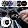 CAT1 4pcs 60/63/68mm for Volkswagen VW R GTI Golf 4 5 6 7 MK7 Polo Jetta Touran b5 Tiguan 4 Motion Car Wheel Center Hub Cap Rim Cover