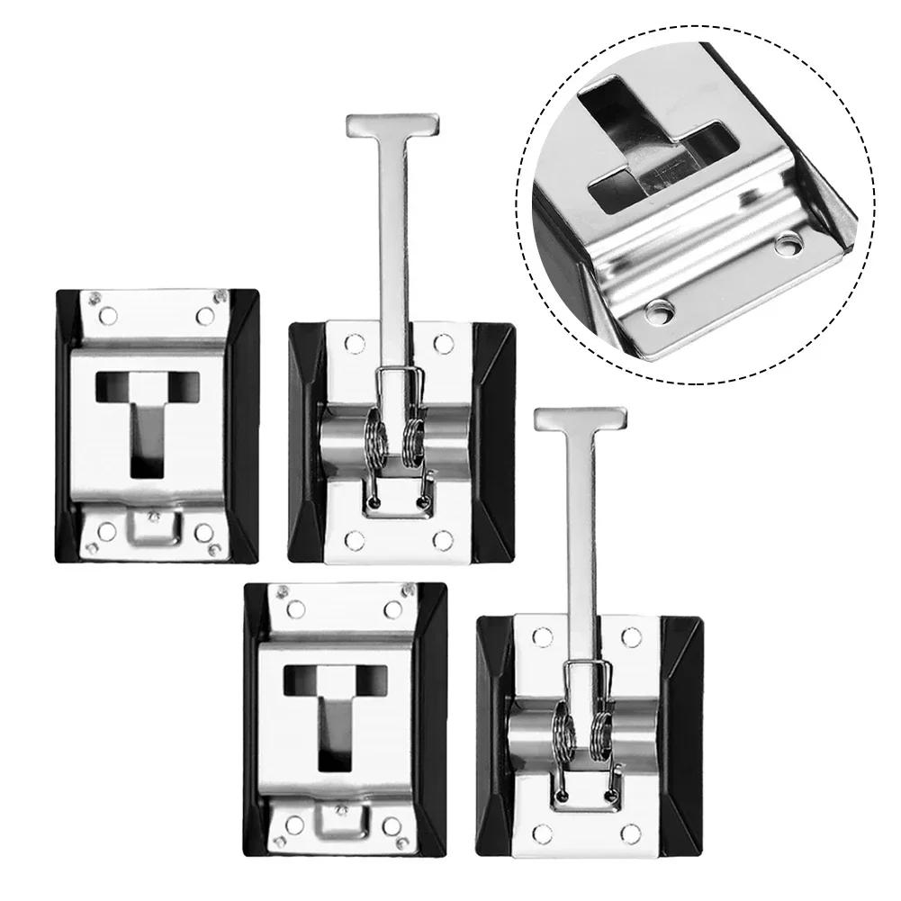 Дверной фиксатор из нержавеющей стали, защелка для входной двери, защелка для прицепа, кемпинга, автомобиля, автофургона, держатель двери, защелка Т-образной формы, защелка, пластина-крючок