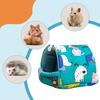 Cartoon Pattern Warm Comfortable Large Space Guinea Pig Bed House Hideout for Small