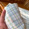 100x250cm 100% Cotton Plaid Fabric for Quilt Covers Pillowcases Curtain Sewing Washable Breathable Comfortable Textile Cloth