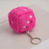 Simulation Dice Plush Toys for Children's Digital Puzzle Enlightenment Doll Bag Pendant Key Chain 6Cm