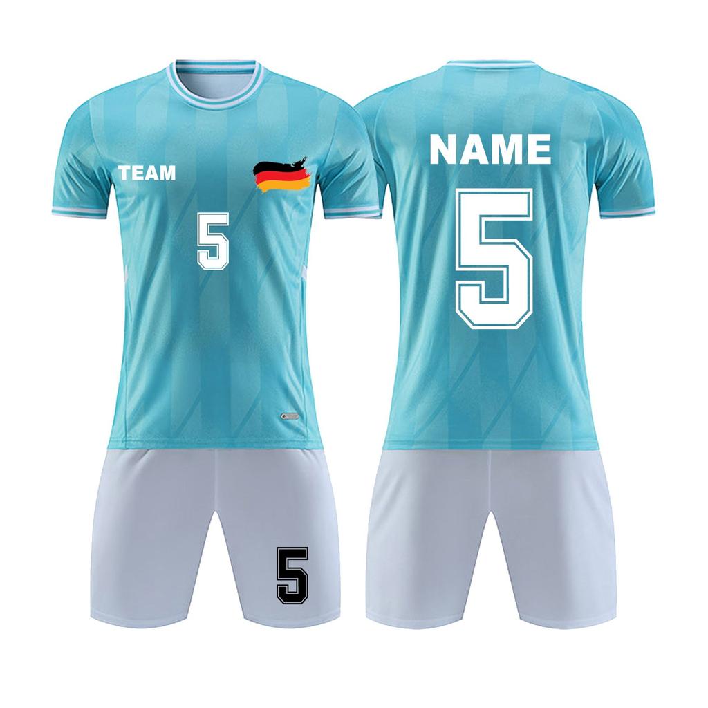 Personalised Shirts Kit Mens Girls With Name Number Custom Football Jerseys For Boys Training Suit