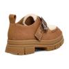 UGG Удобные повседневные туфли Ashton из кожи на толстой подошве, женские туфли коричневого цвета 1134850-CHE