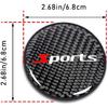 Car Cup Holder Coaster, 2 PCS Carbon Fiber Non-Slip Embedded Coasters, Universal 2.75 Inch Cup Holder ert Coaster Pad, Non-Slip Bottle Pad Embedded