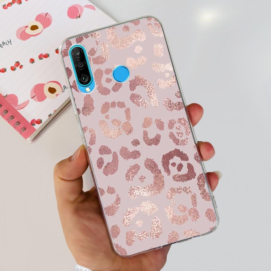 For Huawei P30 Lite Case MAR-LX1M MAR-L21A MAR-LX1A Cute Astronaut Cover Clear Silicone Bumper For Huawei P30 Pro Lite P 30 Capa