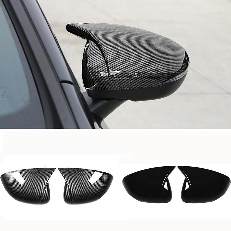 2 шт./компл., автомобильные рожки, крышка зеркала заднего вида для Mercedes Benz A Class CLA W177 C118-левостороннее зеркало