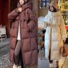 Women Cotton Padded Jacket Korean Lady Fashion Styles Puffer Coat Autumn Winter Female Loose Thicken Warm Long Parkas Clothes
