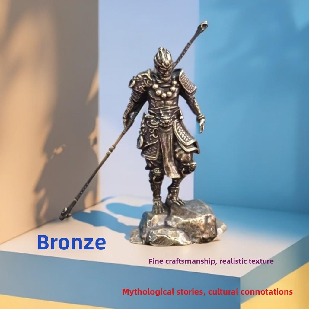 Смоляная настольная фигурка Black Myth Wukong с декоративной сценой аквариума для коллекционеров