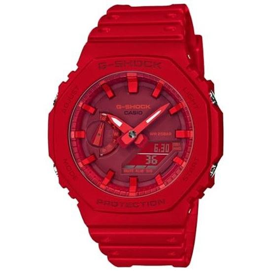 Casio wristwatch G-Shock domestic genuine product carbon core guard GA-2100-4AJF mens red