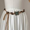 Bohemian Ethnic Style Woven Butterfly Waist Rope With Accessories Waist Chain Decorative Belt Belt Dress Waist