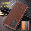 Deluxe Magnetic Adsorption Leather Fitted Case for OPPO A16 A16s A 16 16s Flip Cover Protective Case Capa Fundas Coque