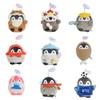 Koupen Penguin Chan Plush Toy Pendant Cartoon Pp Cotton Key Chain Decorate Bag