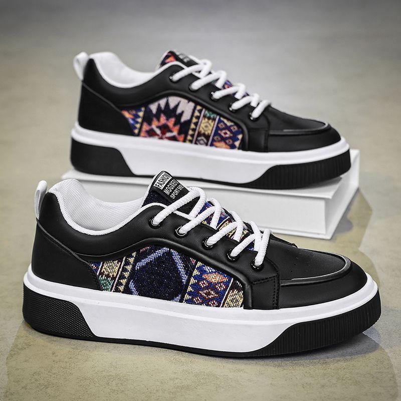 Популярная мужская обувь осень 2025 года новая повседневная трендовая обувь на платформе модная универсальная обувь интернет-знаменитостей спортивная ins трендовая обувь