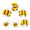 Scrapbooking Party Cute Nursery Wool Felt Baby Shower Bumble Bees Plush Balls Ornament Toys Craft