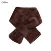 Thicken Winter Warm Shawl Cross Scarf Solid Color Neckerchief Wrap Neck Warmer