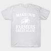 T Shirt Women Make Farmers Great Again Hat Tshirt Trump Farming Harajuku Print Kawaii Tshirt Summer Short Sleeve Female T-Shirt Top Tee