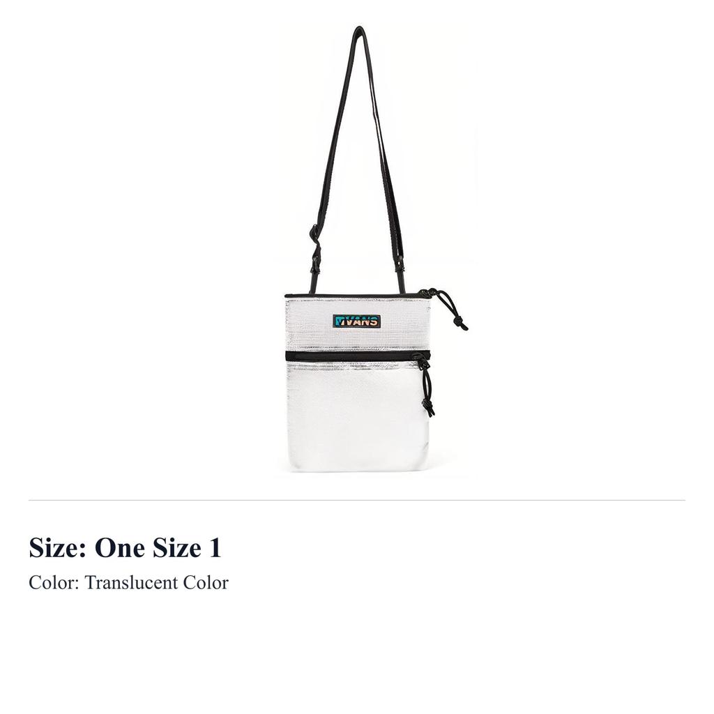 Vans PVC Shoulder Bag, Crossbody Bag Regular Women's Semi Transparent VN0A4DRRD0M