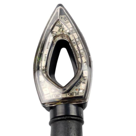 Светодиодный сигнальный светильник в форме сердца, модификация хорошей яркости, угловые фонари мотоцикла, деталь мотоцикла