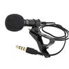Portable Professional Grade Lavalier Microphone 3.5mm Jack Hands-free Omnidirectional Mic Easy