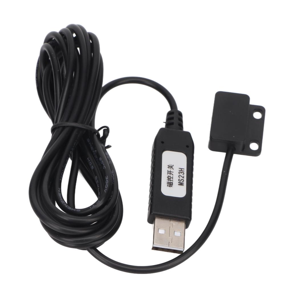 USB Magnetic Sensor Switch Customizable Black ABS Widely Compatible USB Keyboard Switch Cable for Printer Monitoring