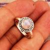 Moonstone 925 Sterling Silver Ring Solid Stone Ring Statement Gemstone Ring Bridal Ring Gift For Christmas 3.95 Gms Approx