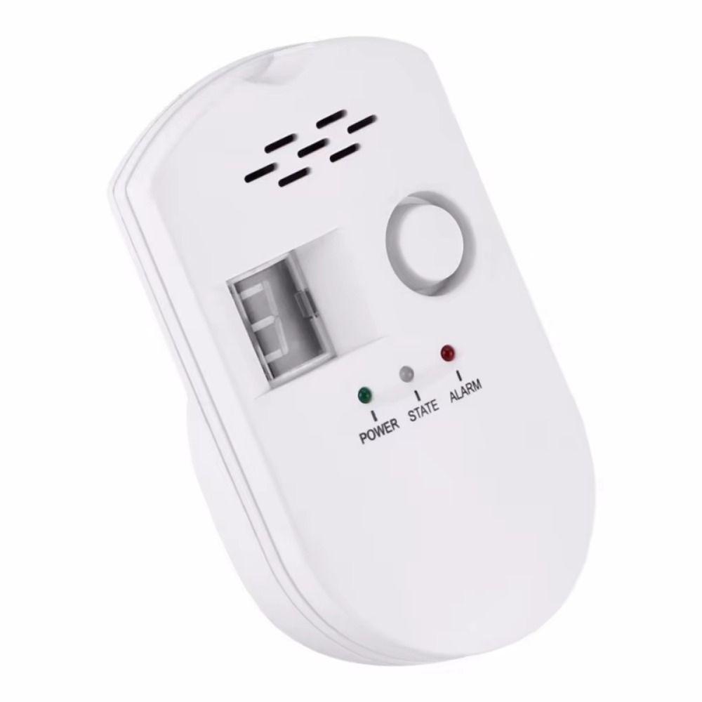 Digital Display Gas Detection System Temperature Humidity Sensors Plugs & Play Gas Alarm Kitchen