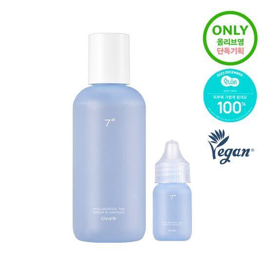 O'earth Hyaluronic Cica 7-Second Serum-in-Ampoule 105ml Special Offer (+15ml)