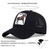 Summer Sunscreen Horse Embroidery Cap Outdoor Breathable Mesh Baseball Hat Men and Women Golf Hats Hip Hop Caps