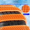 Universal Car Snow Chains Soft Rubber Grip Tire Friendly Jack Free Easy Install for Snow/Mud General-purpose Type for Sedans/SUV