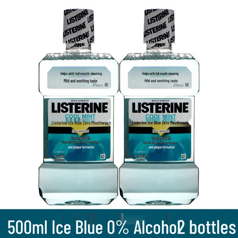 Listerine Ледяной Голубой Освежающий ополаскиватель для рта (3 х 500 мл)