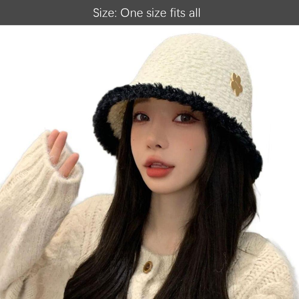 Зимняя теплая шапка-ушанка, морозостойкая шапка-рыбак, милая кепка-ведро, осень/зима