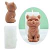 Cat Candle Molds Sitting Cat Silicone Moulds Scented Candle Casting Molds Animal Clay Moulds for Cake Decorations