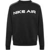 Nike Air Logo Printed Crew Neck Pullover Long Sleeve Sweatshirt Men Sweatshirt Black DA0220-010