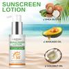 Солнцезащитный лосьон - Защита широкого спектра, легкий водостойкий солнцезащитный крем для тела - ежедневная защита от солнца во время пребывания на открытом воздухе для кожи, 80 мл