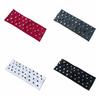 Solid Color Punk Headwrap Korean Style Elastic Hair Band Fashion Rivet Headbands  Headwear